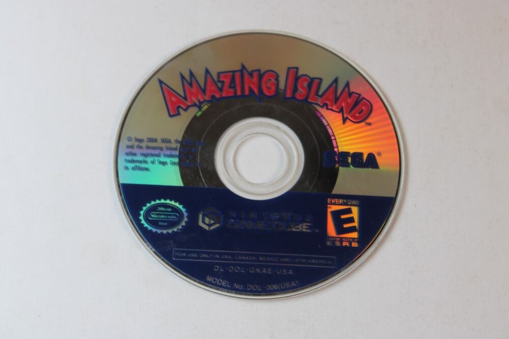 Amazing Island (Nintendo GameCube, 2004) Game Disc Only, Tested/Works